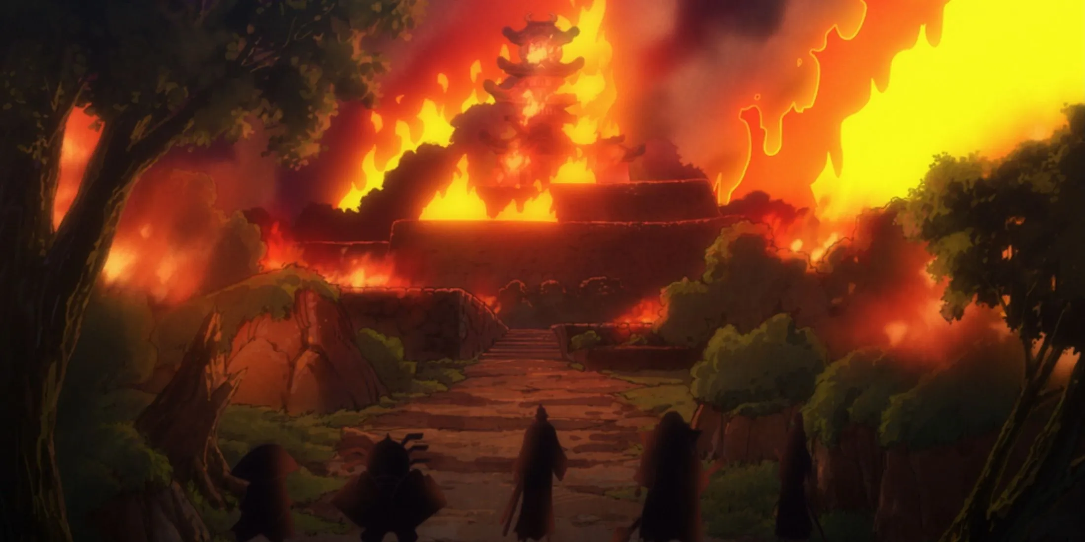 Kaido Destroys Oden's Castle Kaido Destroys Oden's Castle