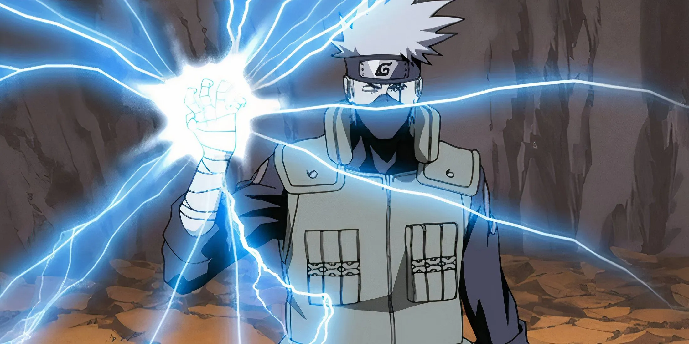 Kakashi Chidori in Naruto