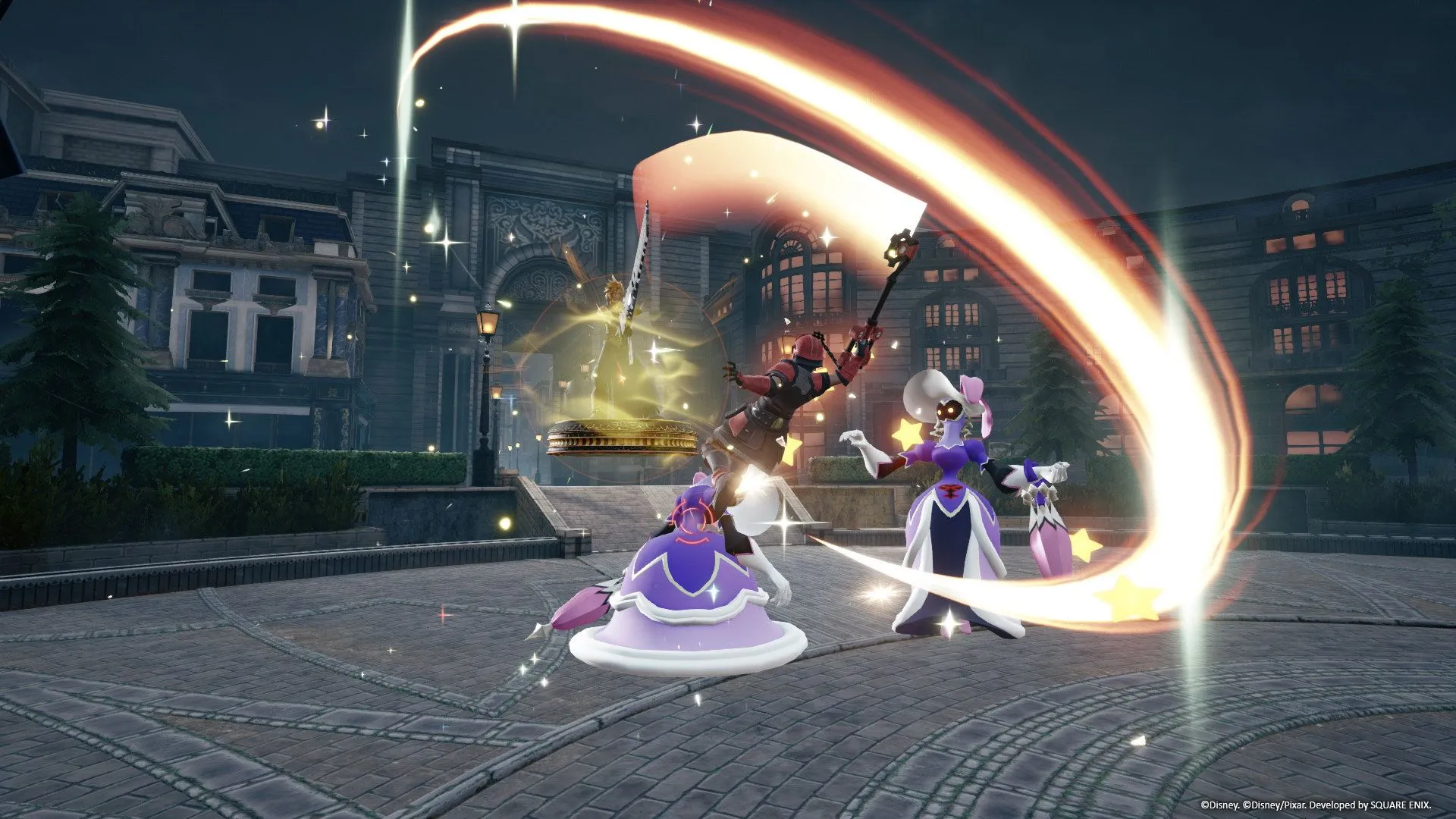 Kingdom Hearts Missing Link Characters in Battle Kingdom Hearts Missing Link Characters in Battle