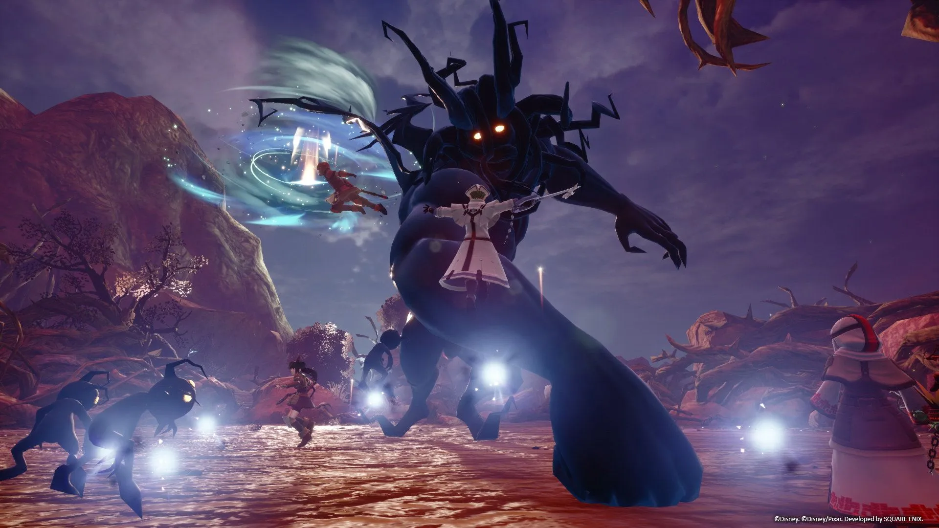 Characters Working Together in Kingdom Hearts Missing Link Characters Working Together in Kingdom Hearts Missing Link