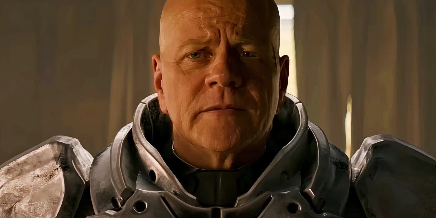 Lex Luthor in a supersuit in Superman Lois Lex Luthor in a supersuit in Superman Lois
