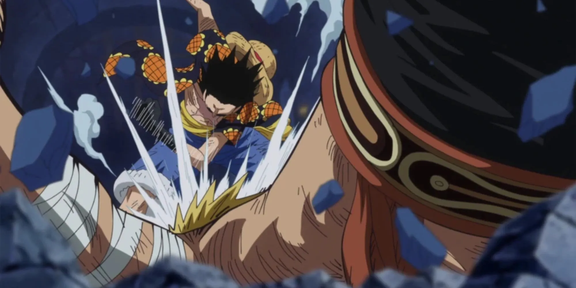 Luffy Defeats Bellamy in Dressrosa Luffy Defeats Bellamy in Dressrosa