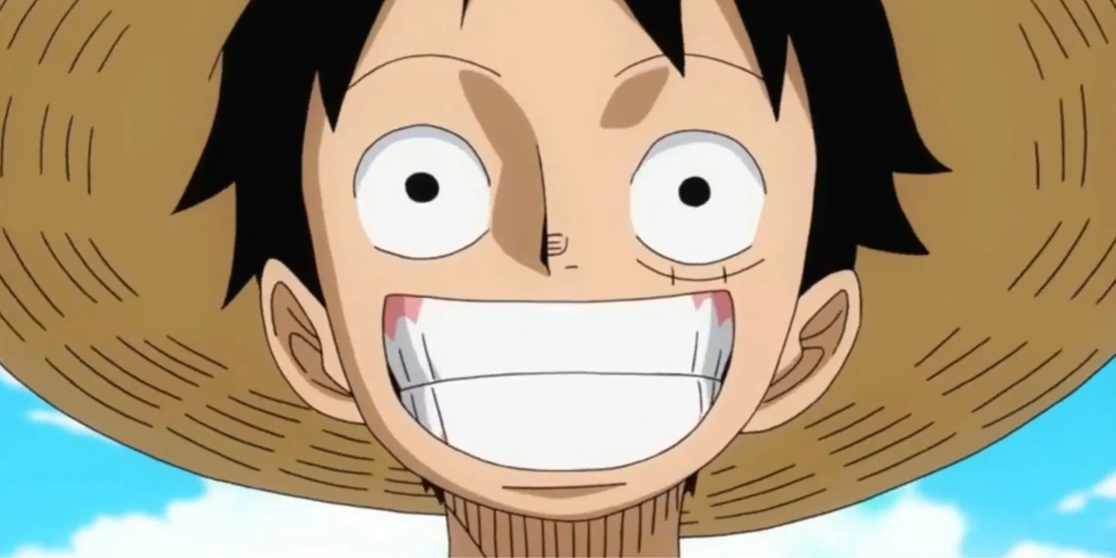 Luffy smiling after hearing Zoro's promise Luffy smiling after hearing Zoro's promise