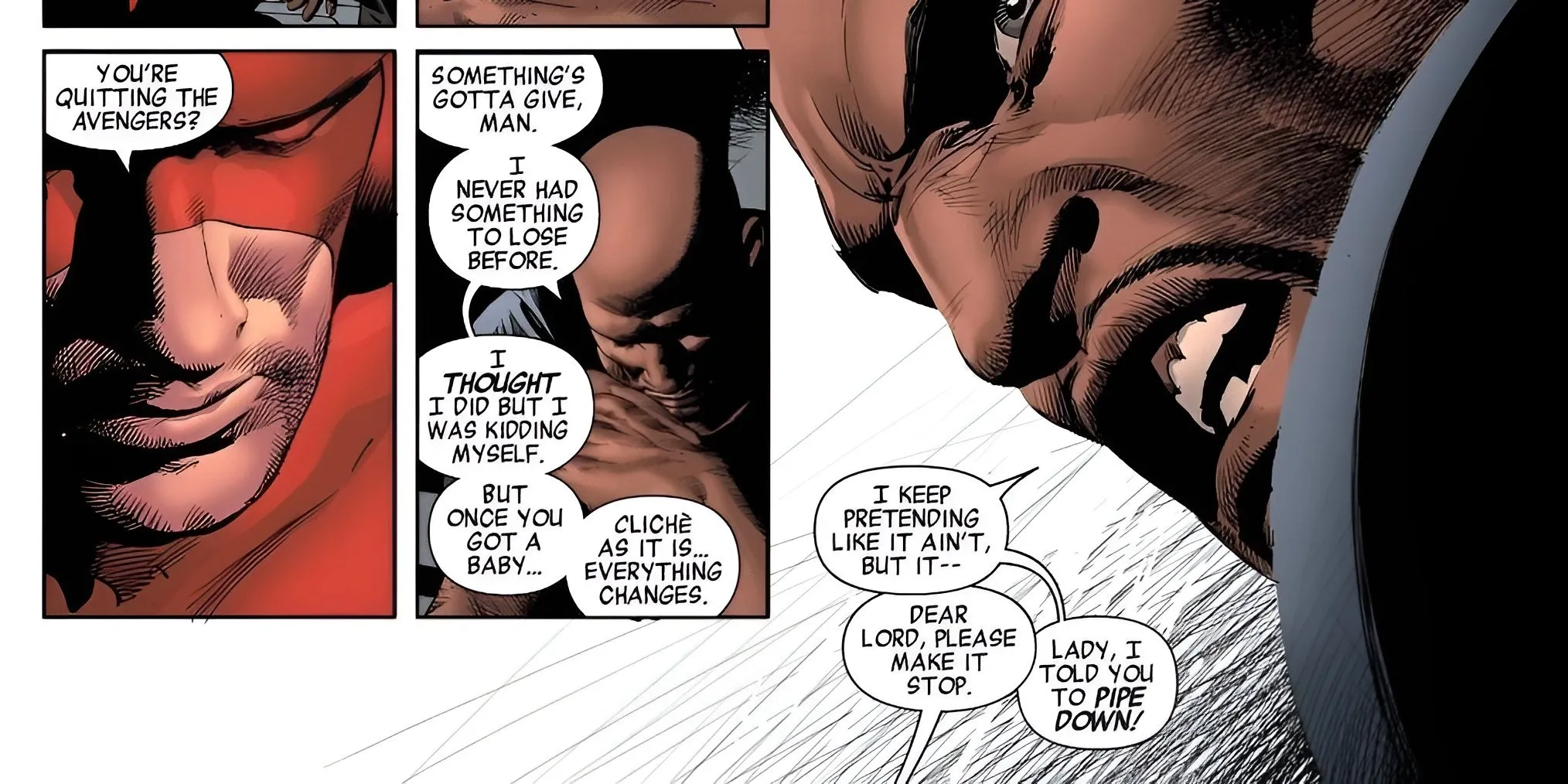Luke Cage Quits The New Avengers To Be A Better Dad Luke Cage Quits The New Avengers To Be A Better Dad