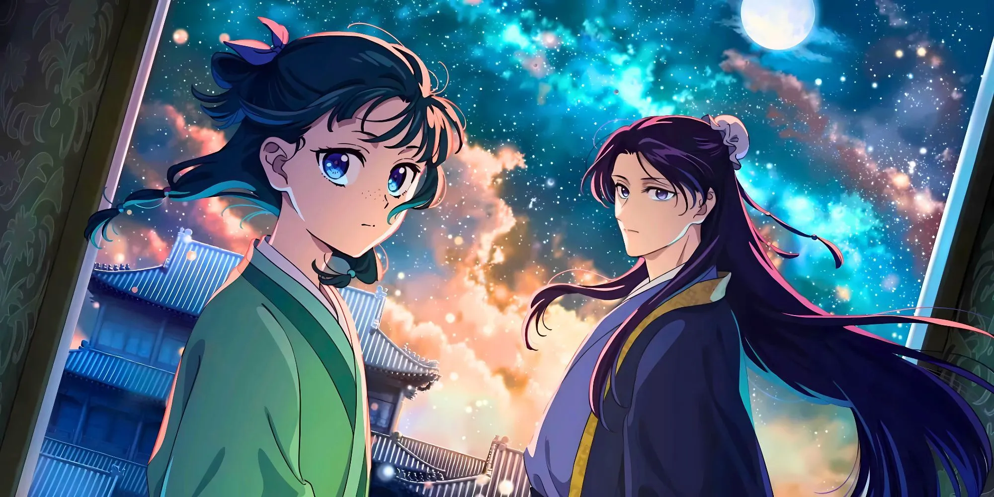 Jinshi and Maomao under the Stars Jinshi and Maomao under the Stars