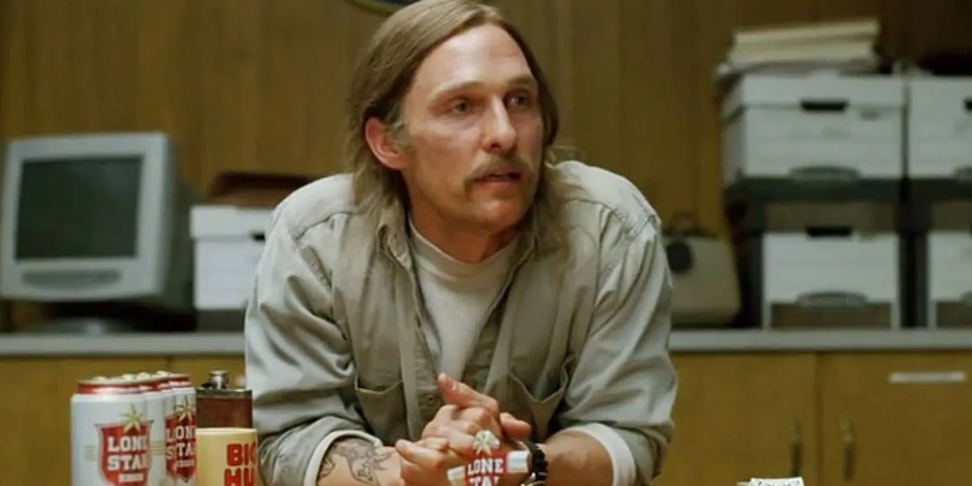 Matthew McConaughey as Rust Cohle Matthew McConaughey as Rust Cohle