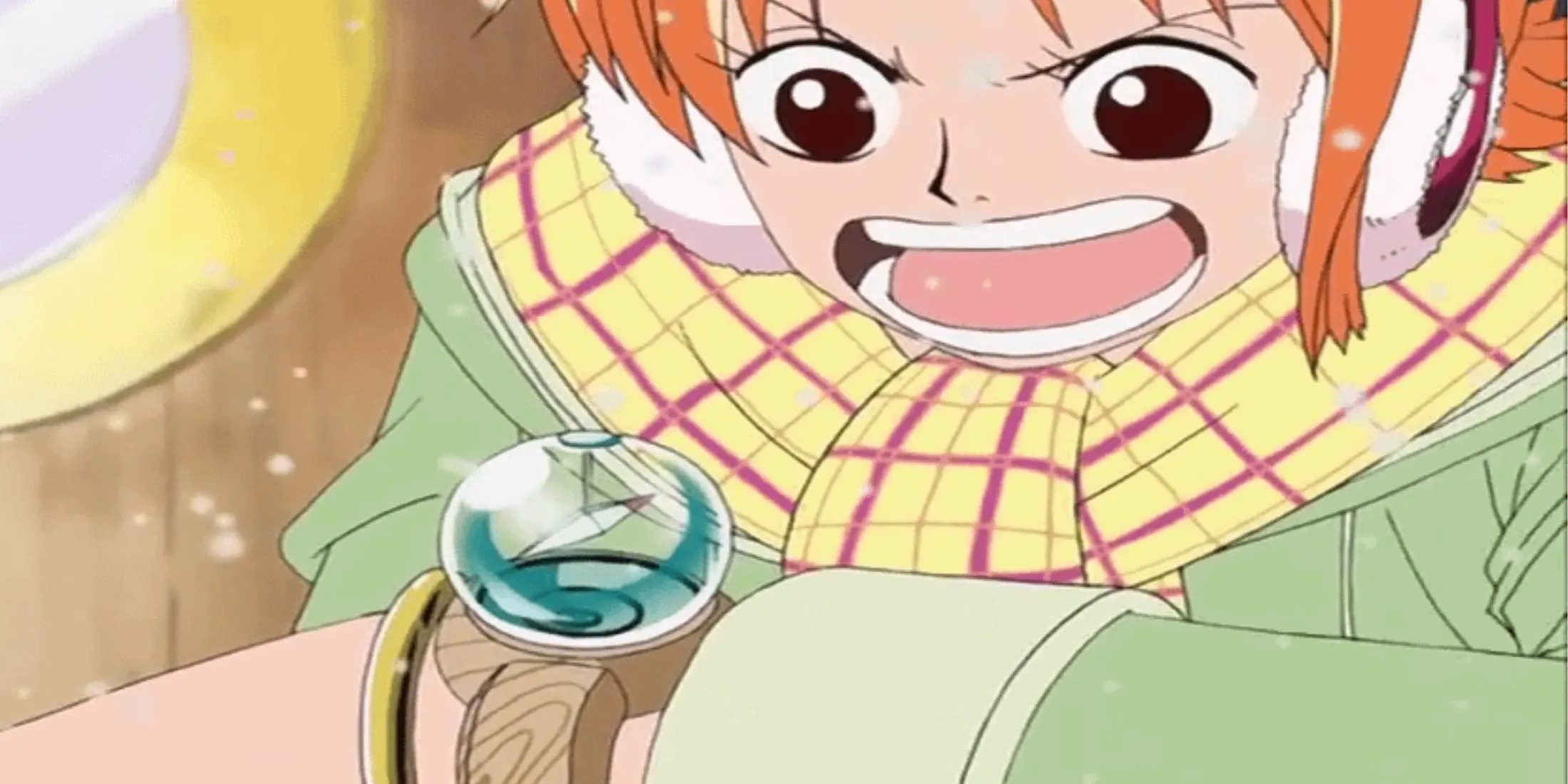Nami with her Log Pose