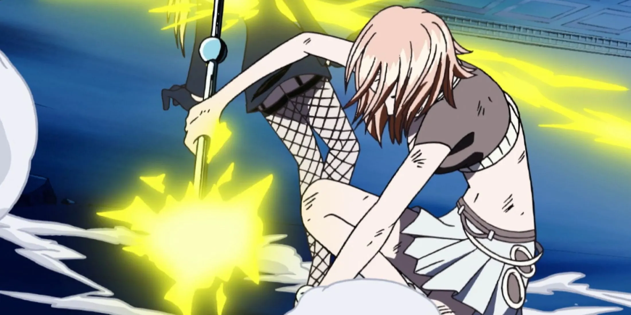 Nami using Thunder Lance Tempo