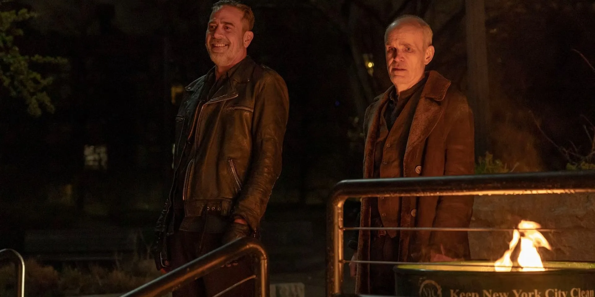 Negan and the Croat in The Walking Dead: Dead City season 2 Negan and the Croat in The Walking Dead: Dead City season 2