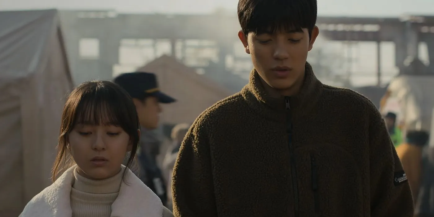 On-jo and Su-hyeok at the quarantine zone On-jo and Su-hyeok at the quarantine zone