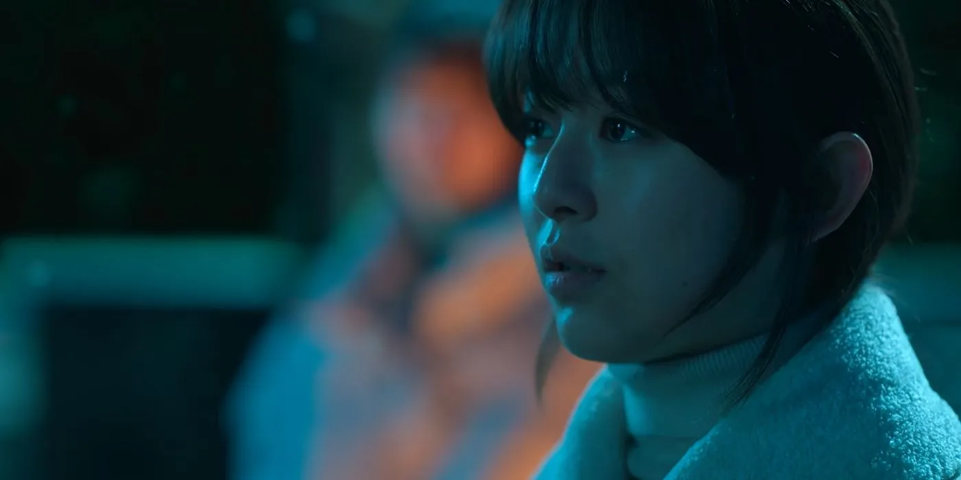 On-jo talking to Nam-ra on the rooftop On-jo talking to Nam-ra on the rooftop