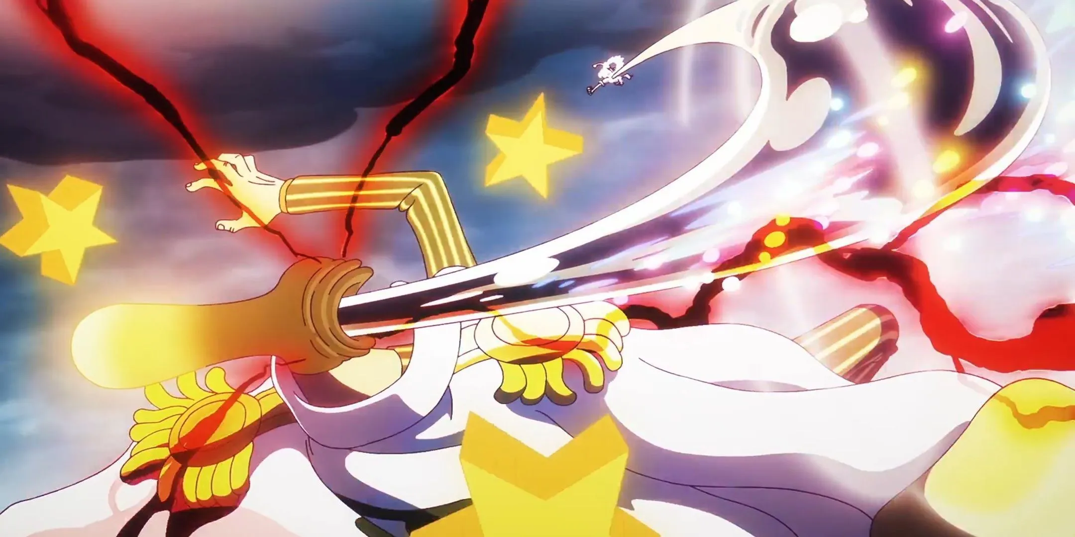 Luffy's Gum-Gum Star Gun Attack