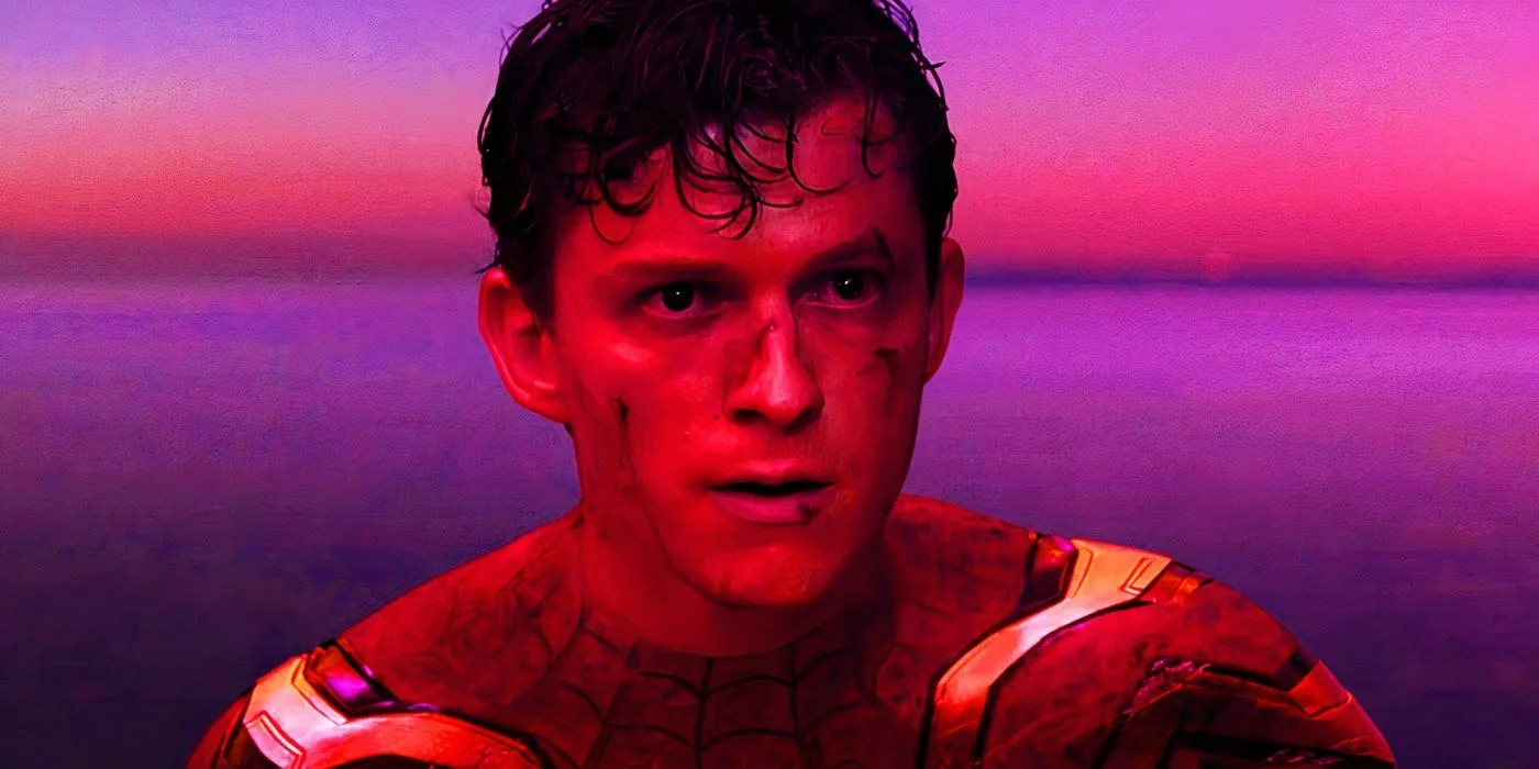 Peter Parker casting his spell