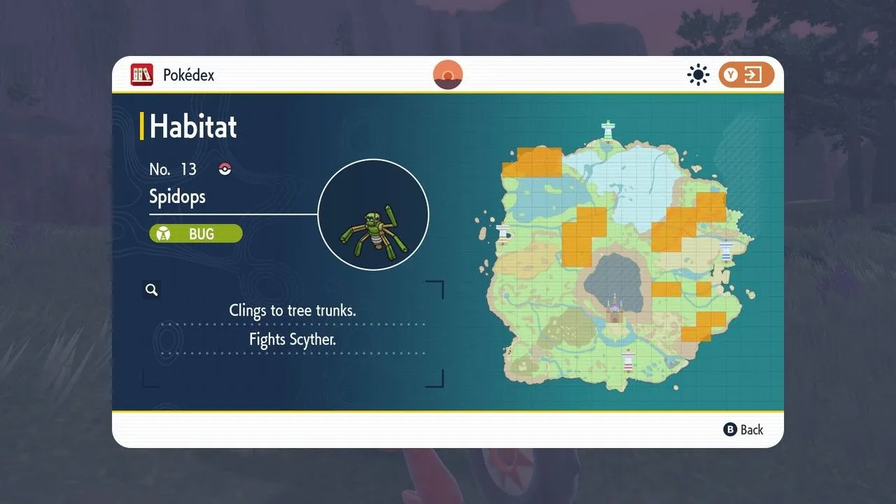 Spidops Habitats