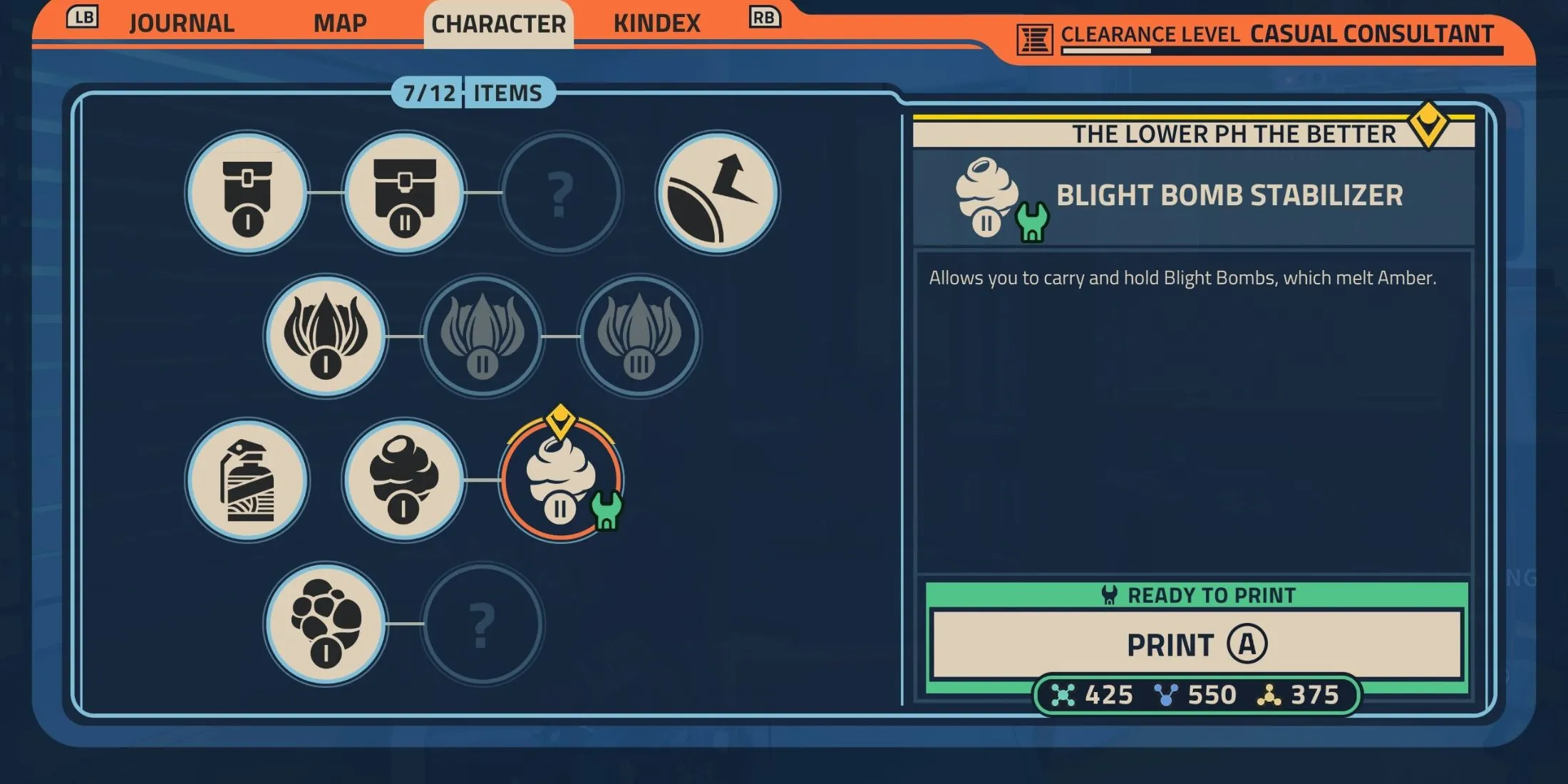 Printing Blight Bomb Stabilizer Printing Blight Bomb Stabilizer