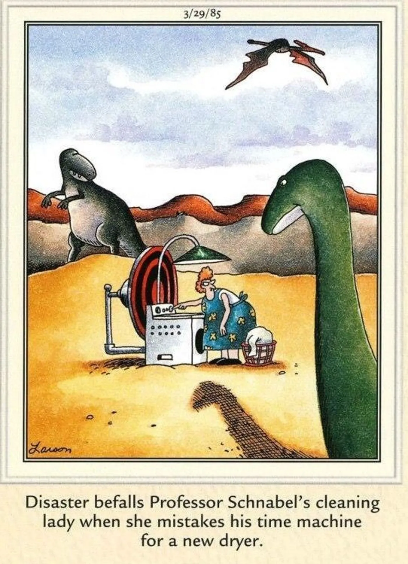 Professor Schnabel Time Machine Far Side Professor Schnabel Time Machine Far Side