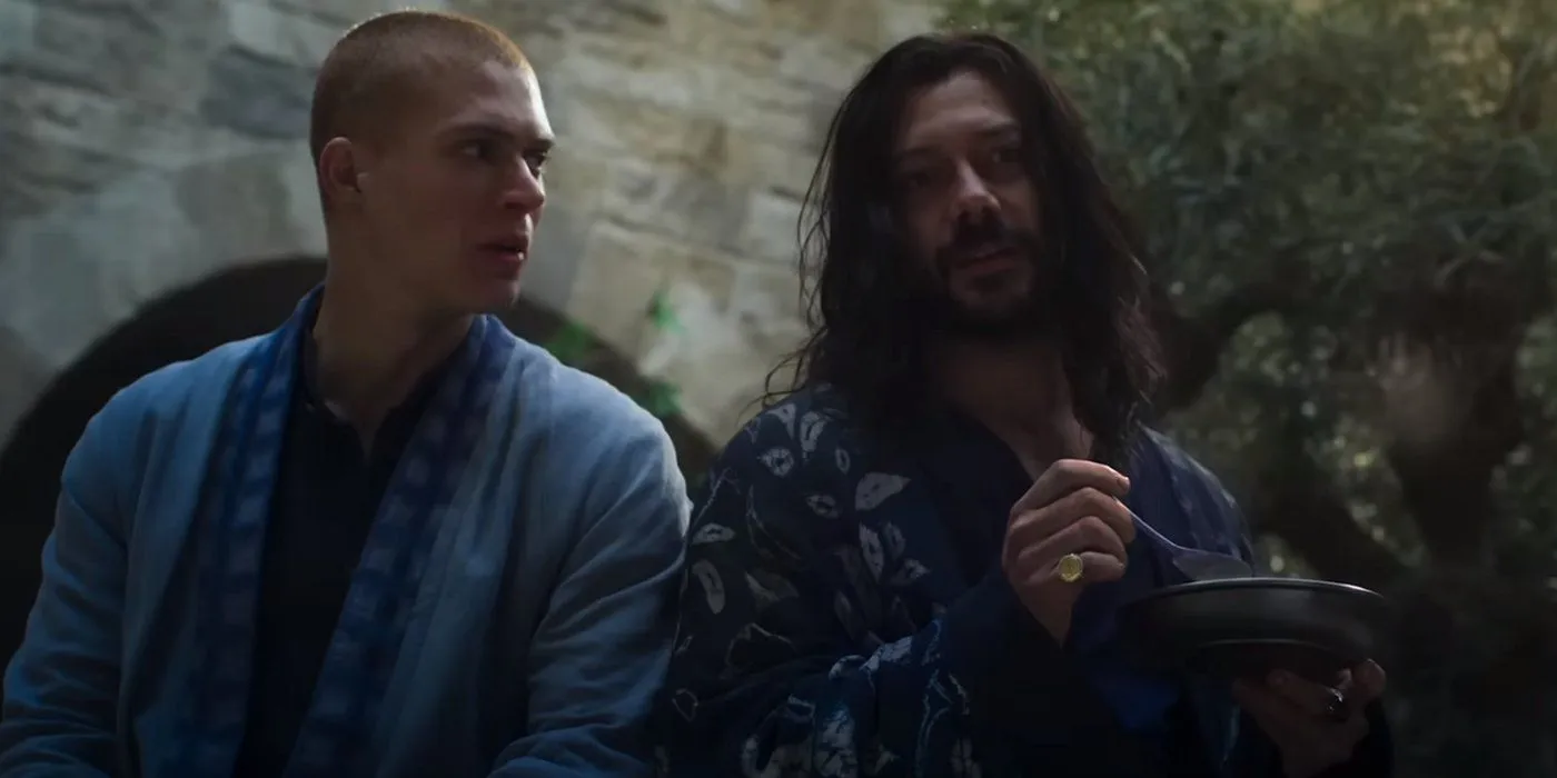 Rand and Logain in Wheel of Time season 2. Rand and Logain in Wheel of Time season 2.