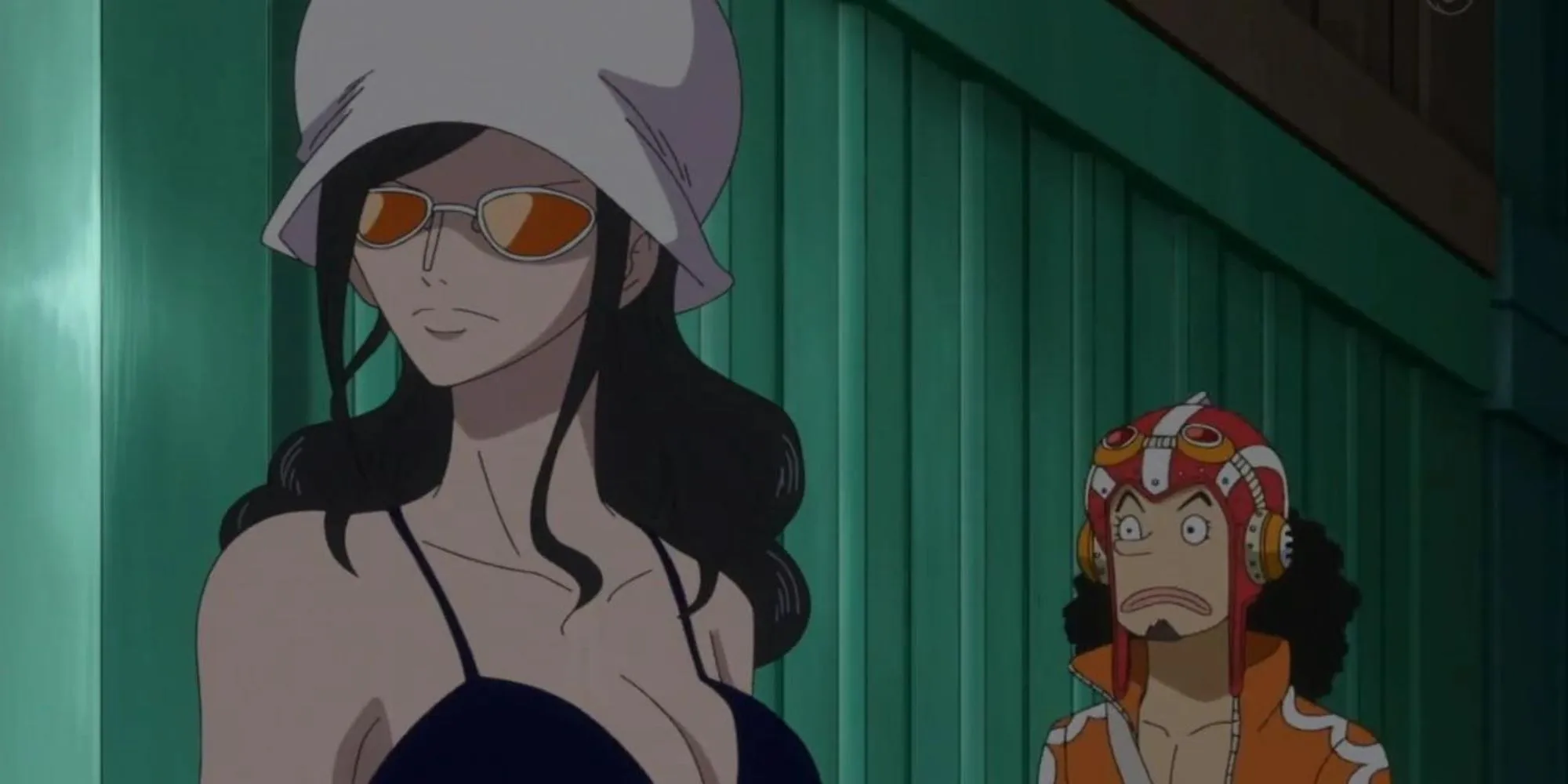 Robin and Usopp in Dressrosa Robin and Usopp in Dressrosa