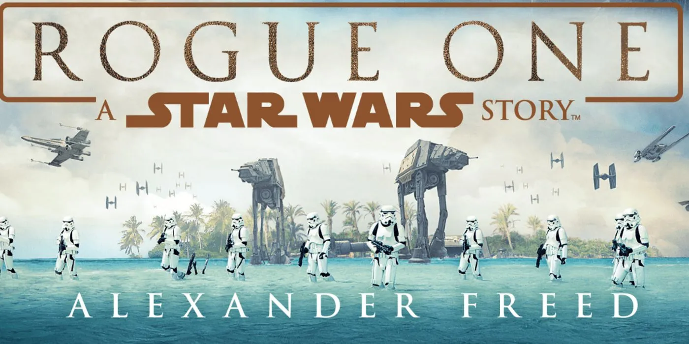 The Rogue One novelization cover. The Rogue One novelization cover.
