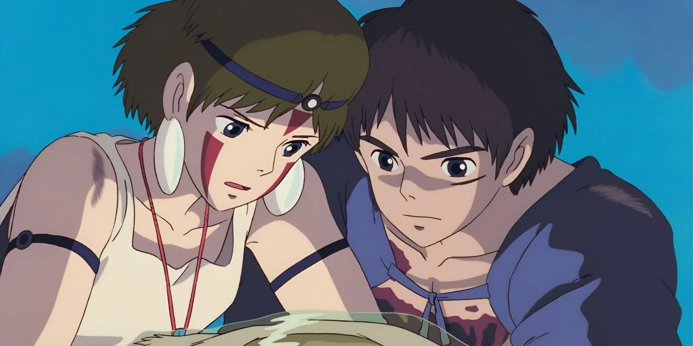 San and Ashitaka from Princess Mononoke San and Ashitaka from Princess Mononoke