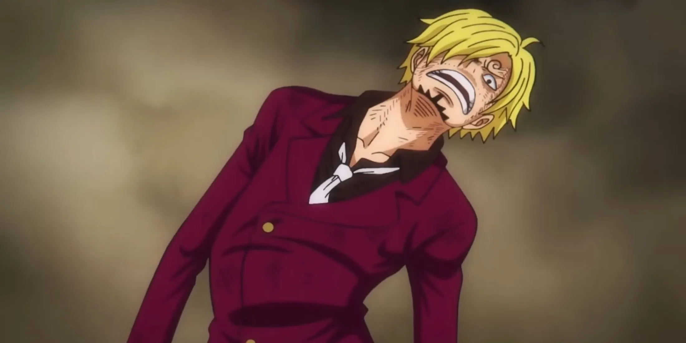 Sanji recovering quickly after an attack