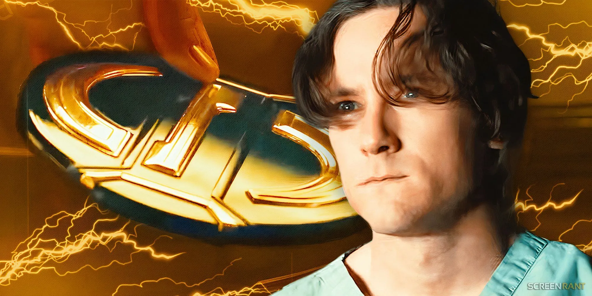 Lewis Pullman’s Bob and Sentry's logo