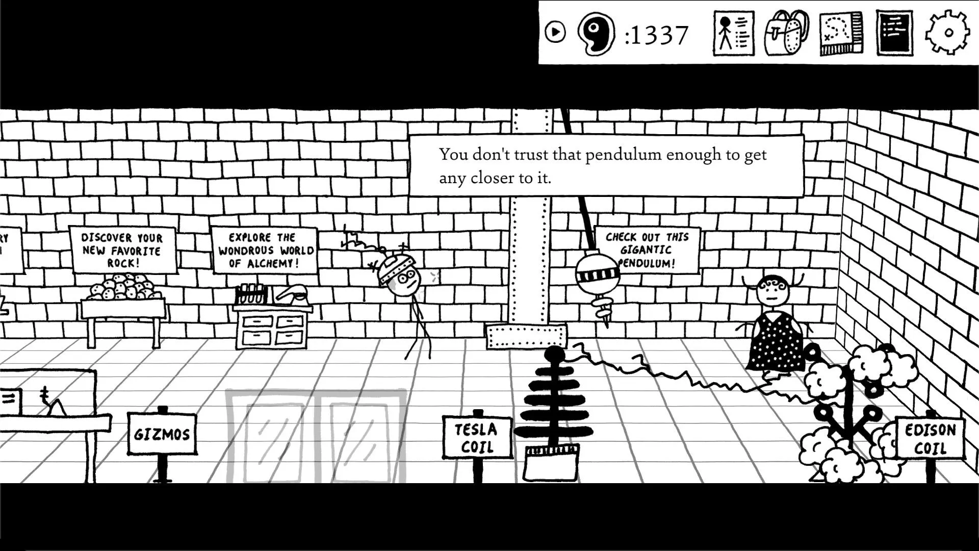 Art style in Shadows Over Loathing Art style in Shadows Over Loathing