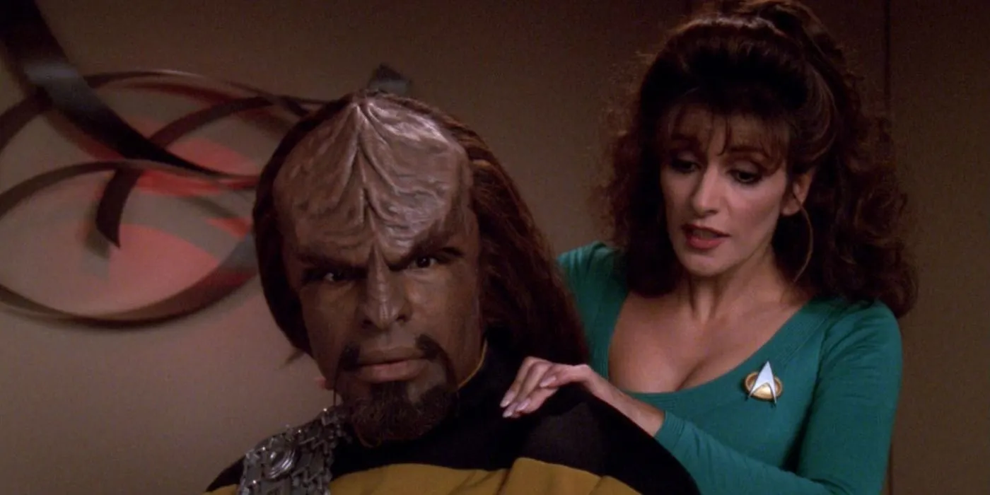 Worf and Troi in Parallels Worf and Troi in Parallels