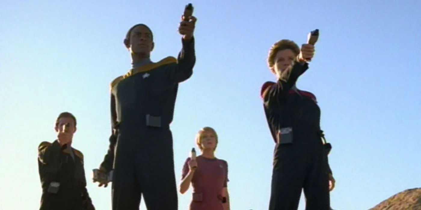 Janeway and Tuvok in Initiations Janeway and Tuvok in Initiations