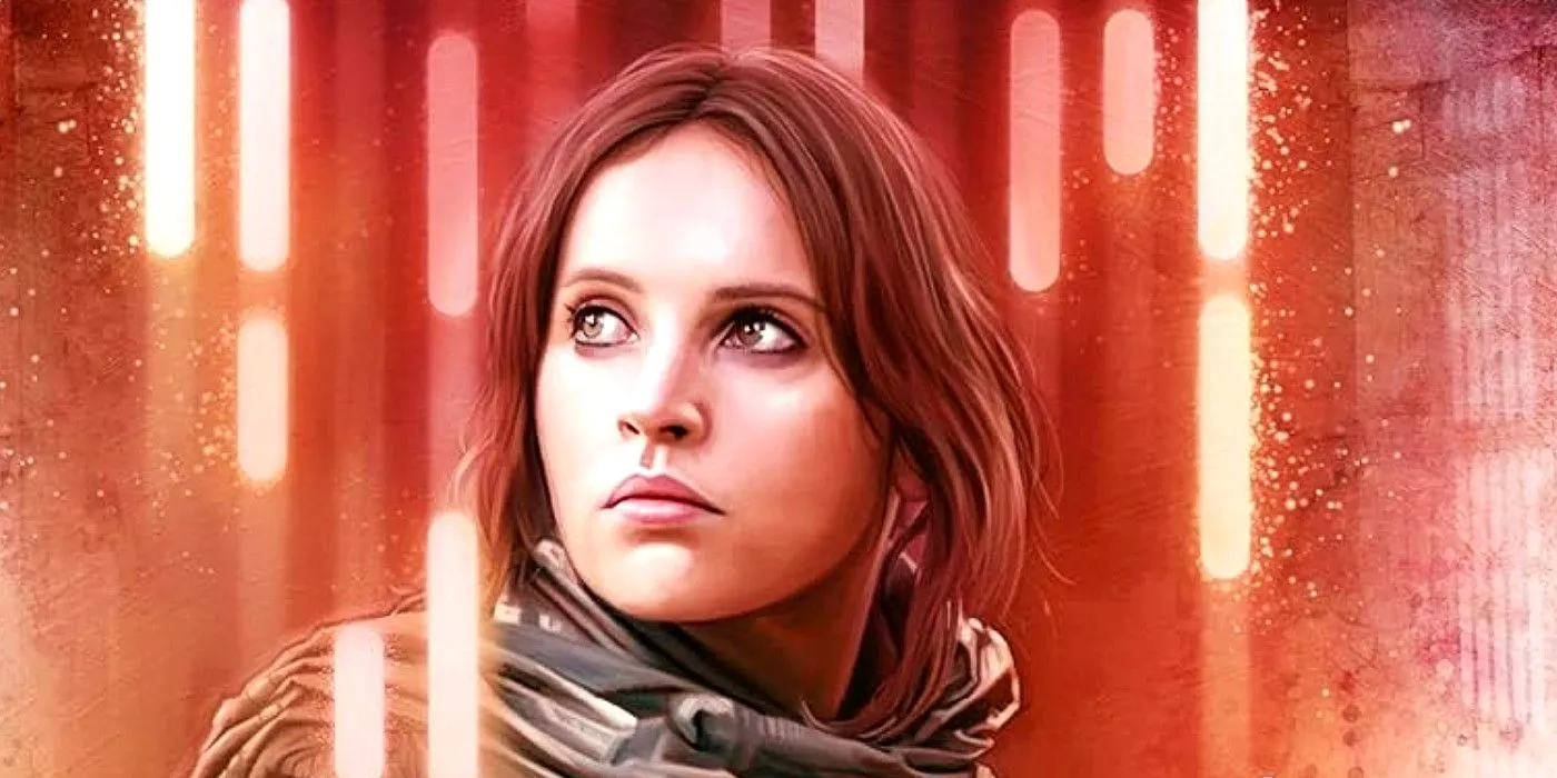 Jyn Erso on the cover of Star Wars: Rebel Rising by Beth Revis. Jyn Erso on the cover of Star Wars: Rebel Rising by Beth Revis.