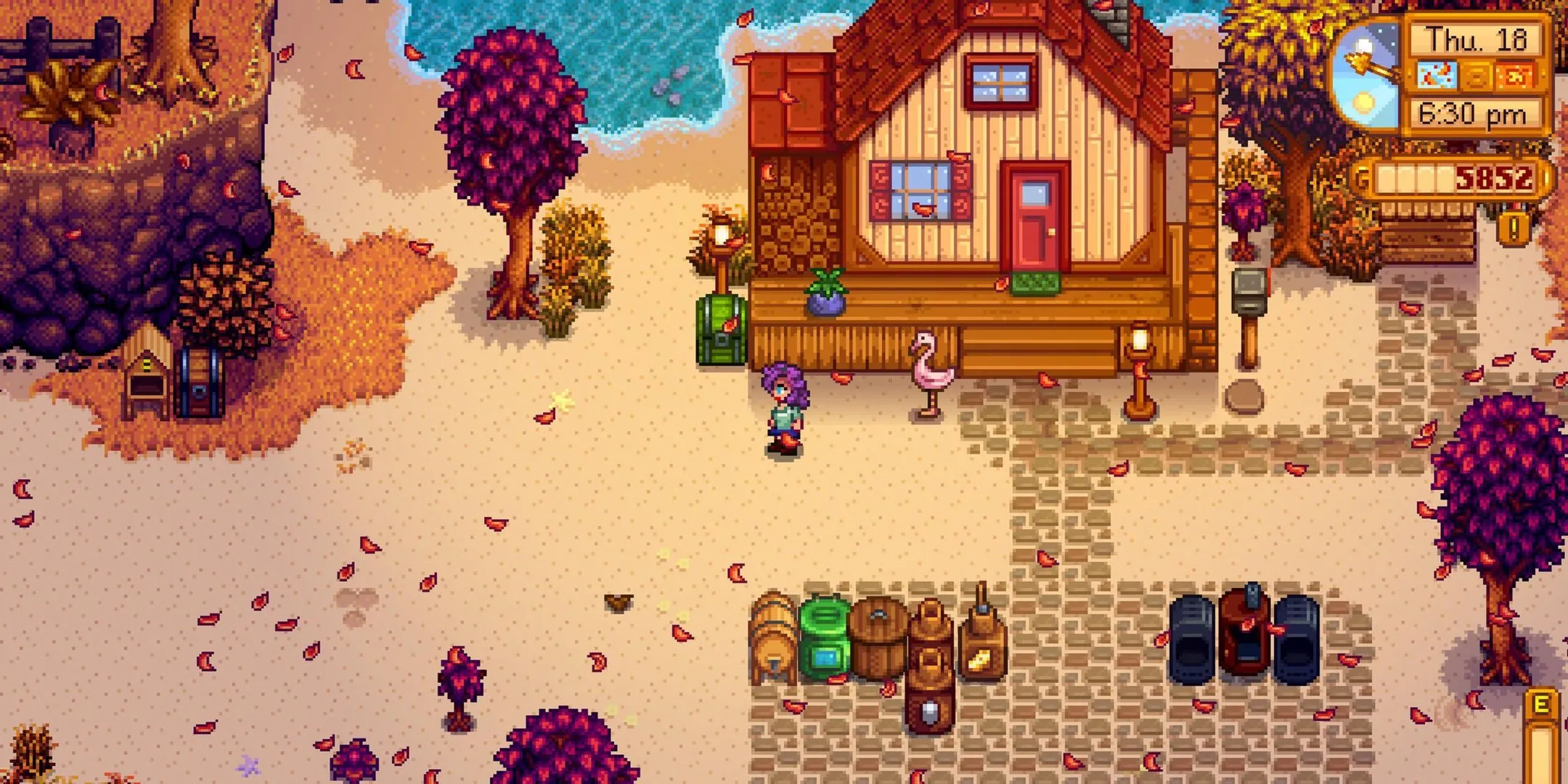 Beach Farm in Fall