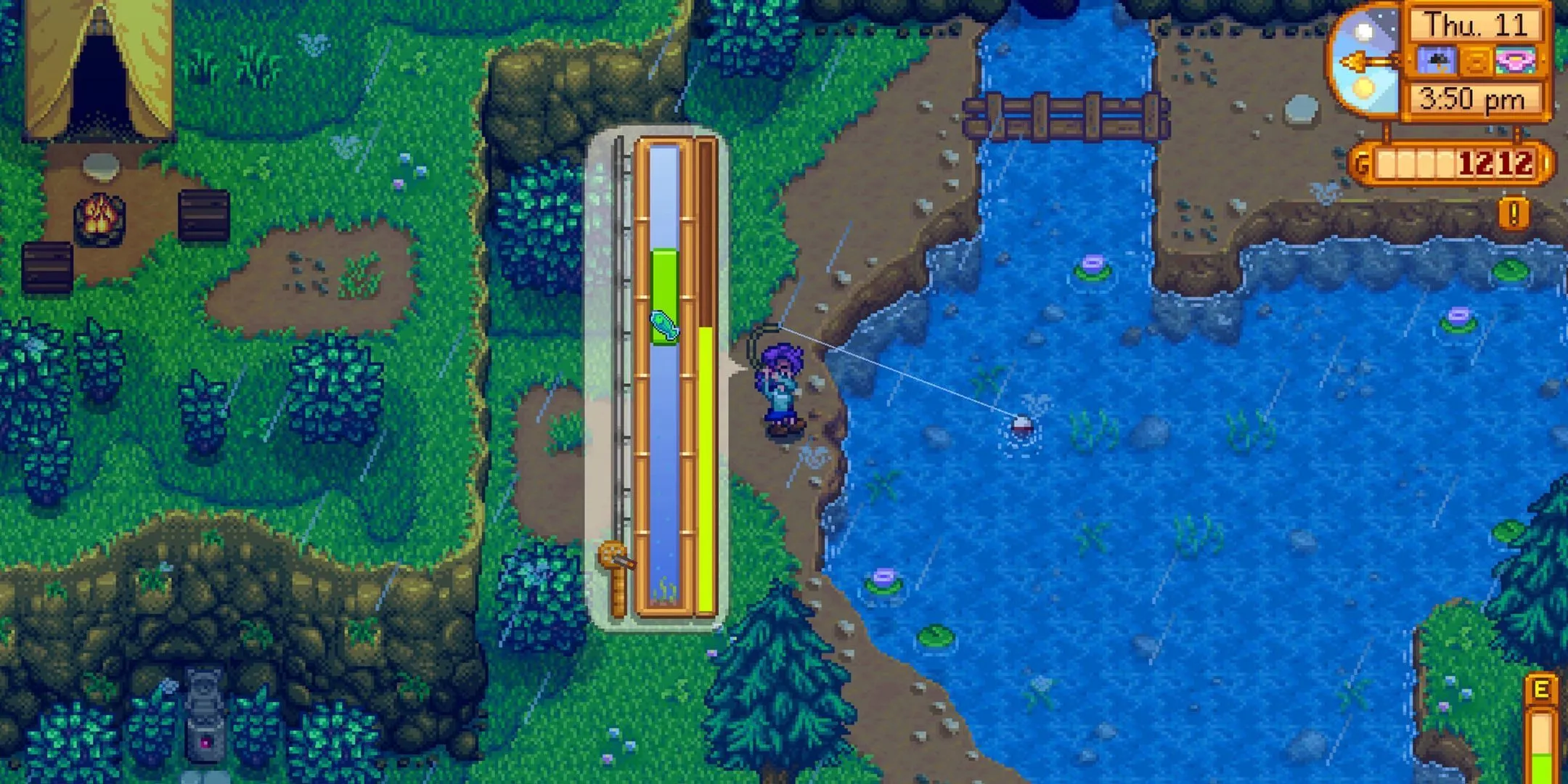Fishing in Stardew Valley