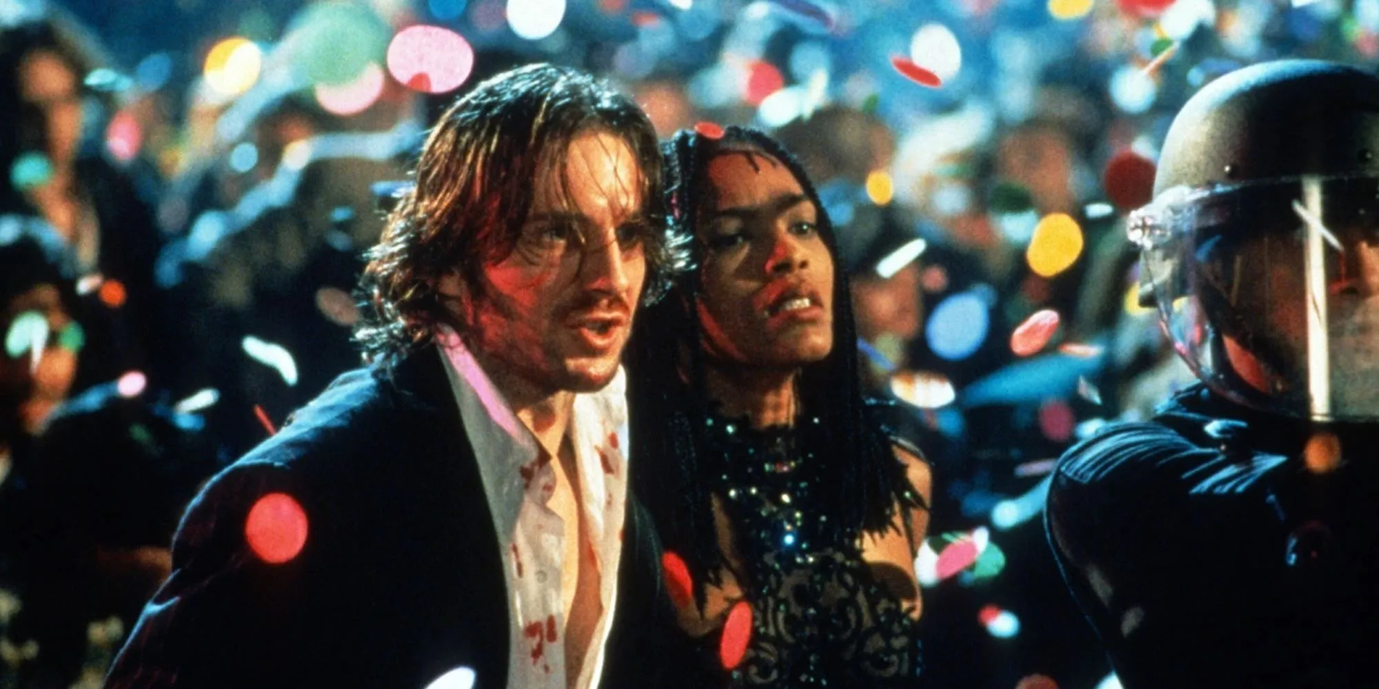 Lenny Nero and Mace in Strange Days (1995) Lenny Nero and Mace in Strange Days (1995)