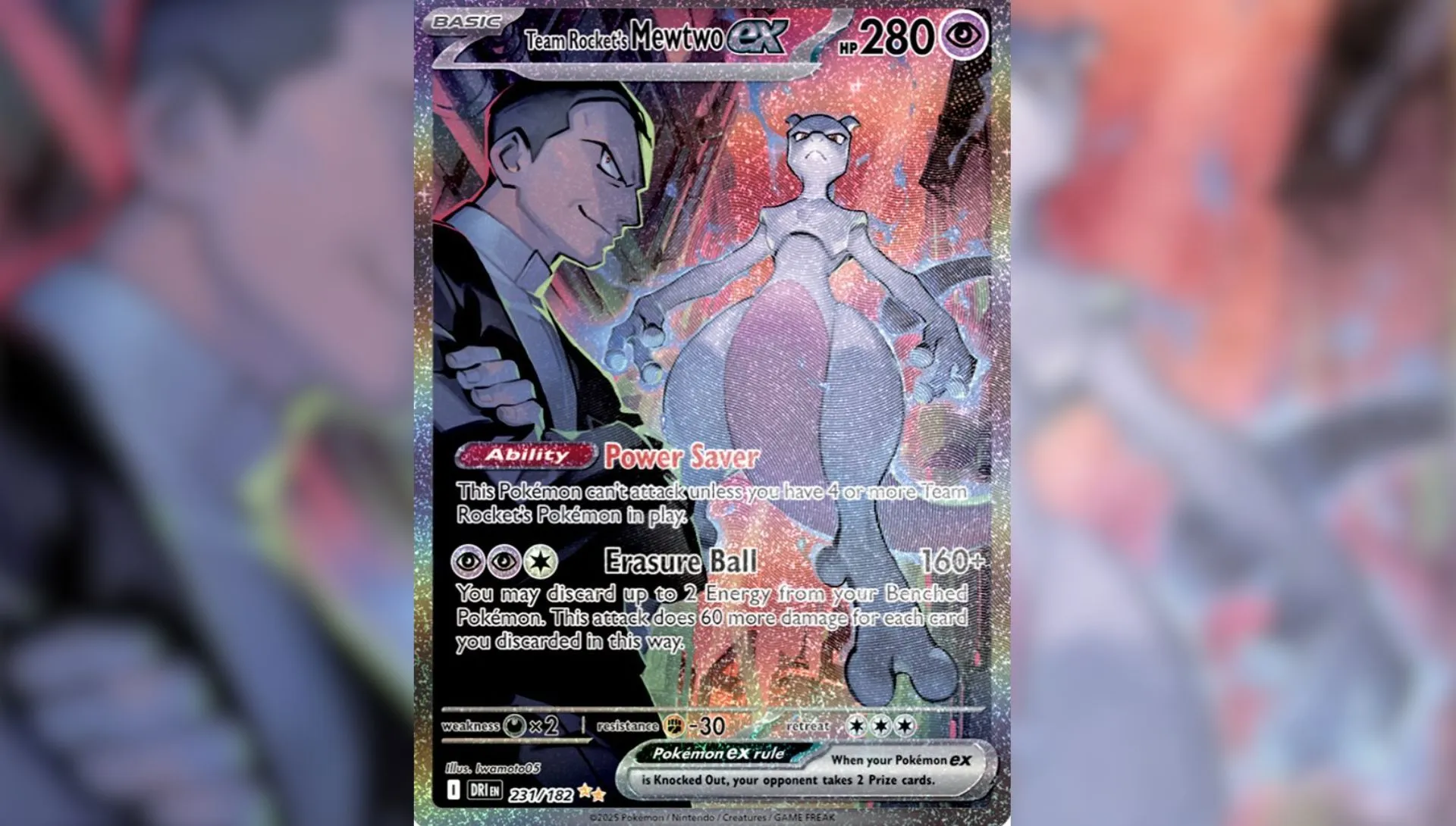 Mewtwo EX Card