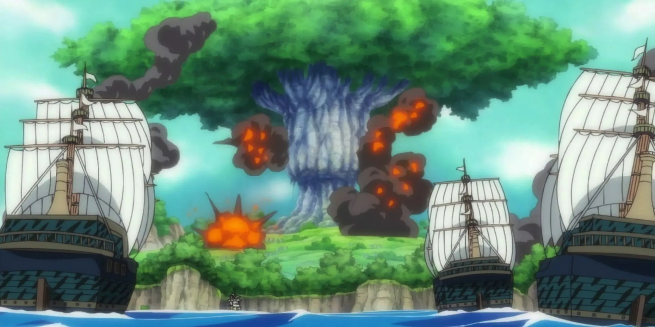 Buster Call on Ohara Buster Call on Ohara