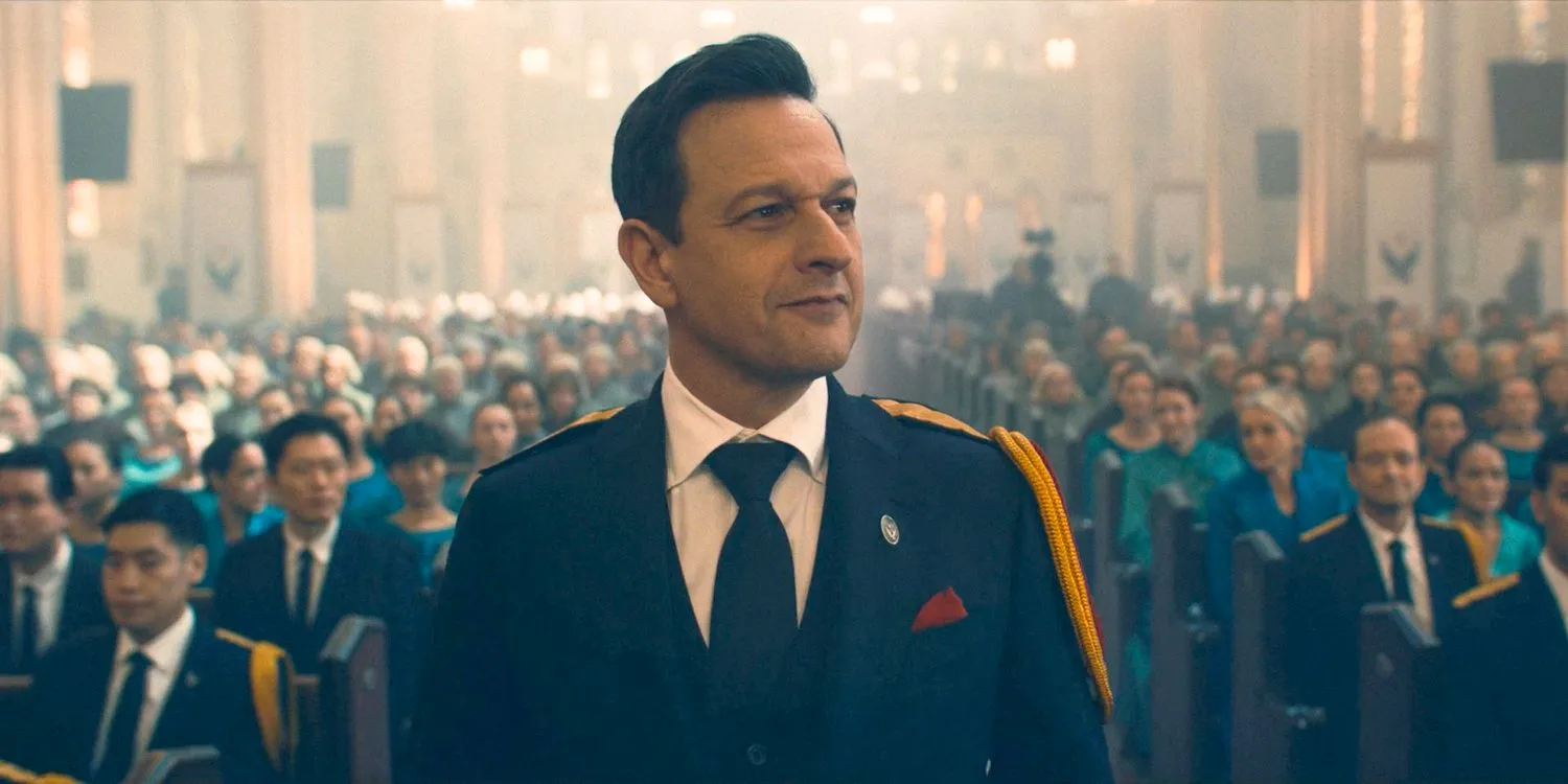 Commander Wharton at the altar on his wedding day in The Handmaid's Tale Season 6 Ep 8 Commander Wharton at the altar on his wedding day in The Handmaid's Tale Season 6 Ep 8