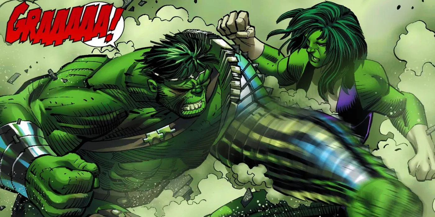 Hulk fighting