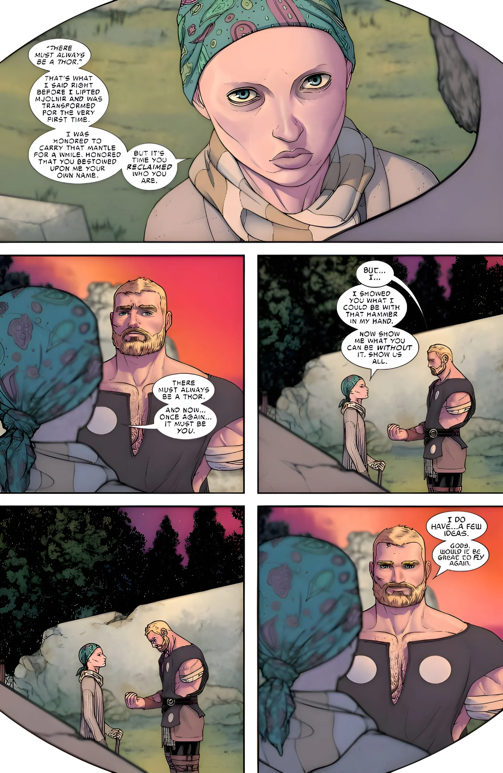Thor Regains Mjolnir from Jane Foster Thor Regains Mjolnir from Jane Foster