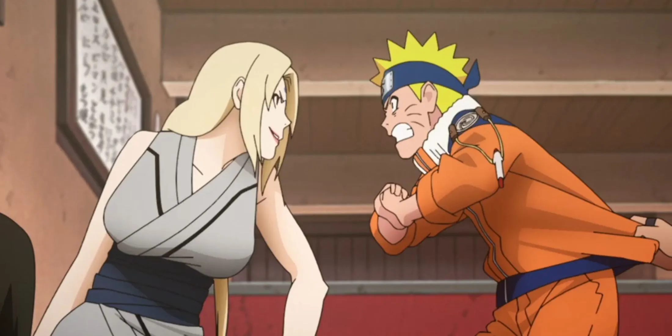 Picture: Tsunade and Naruto in the anime.