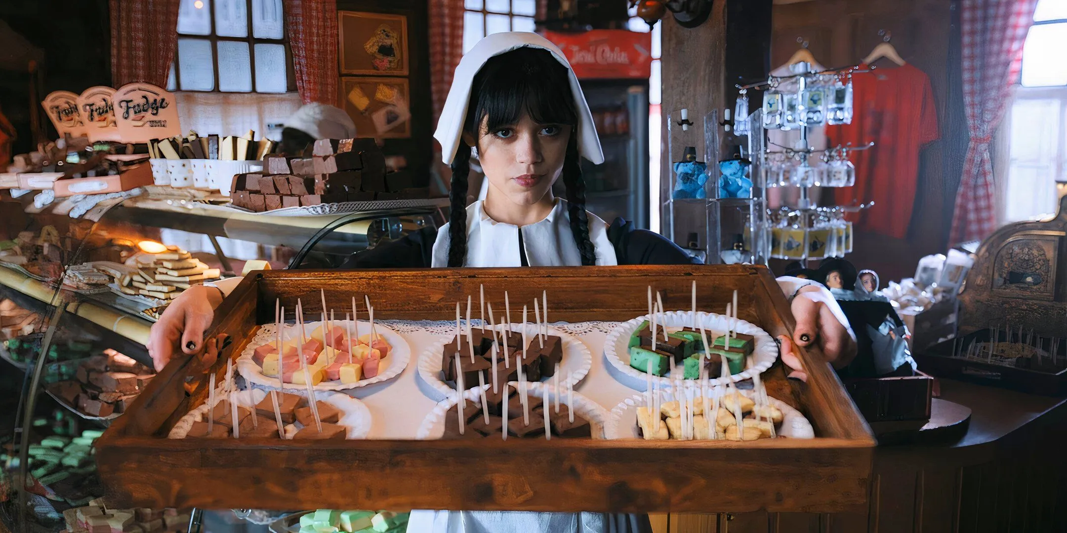 Wednesday Addams with cello