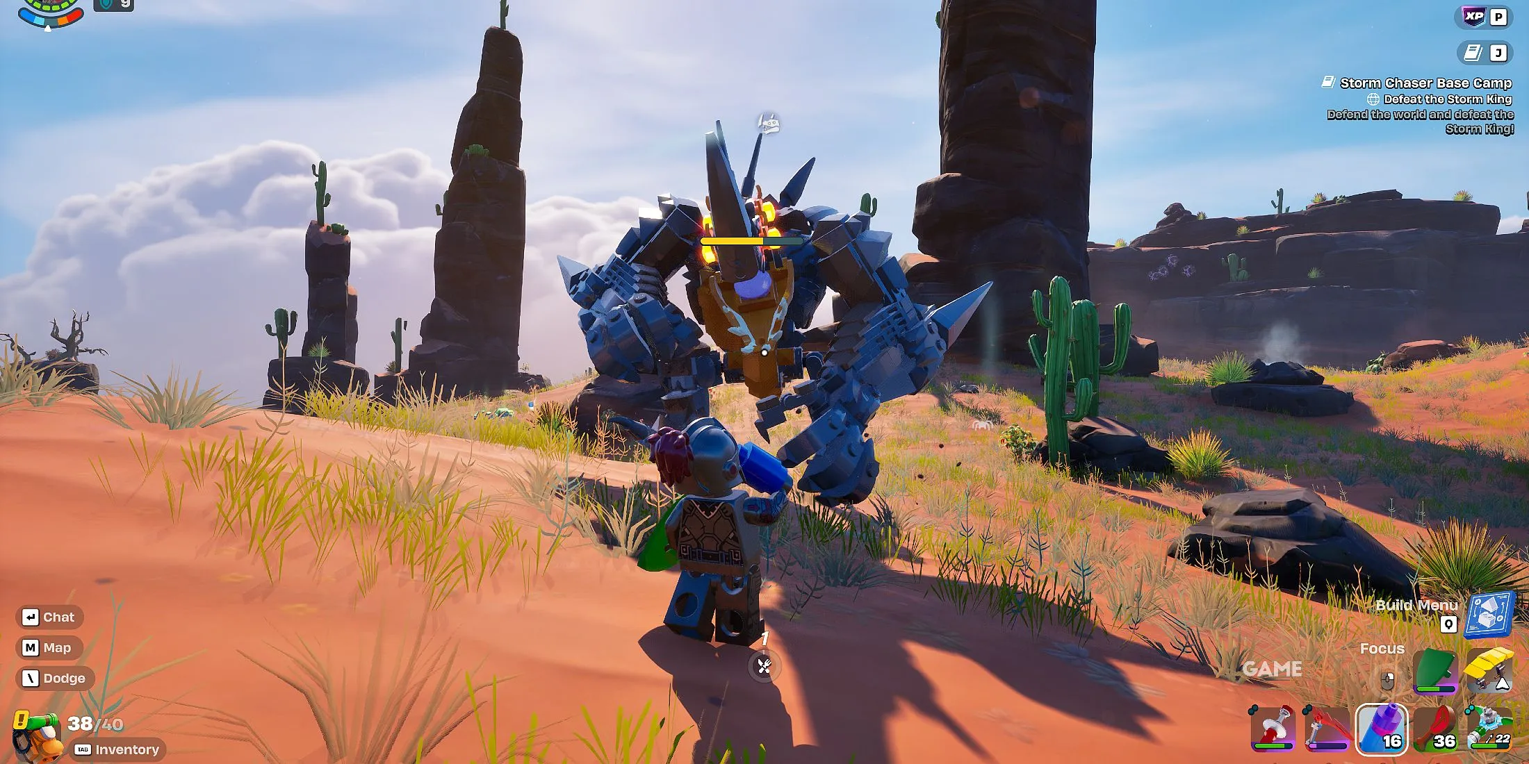 Using Storm Fruit Nectar in LEGO Fortnite Odyssey Using Storm Fruit Nectar in LEGO Fortnite Odyssey