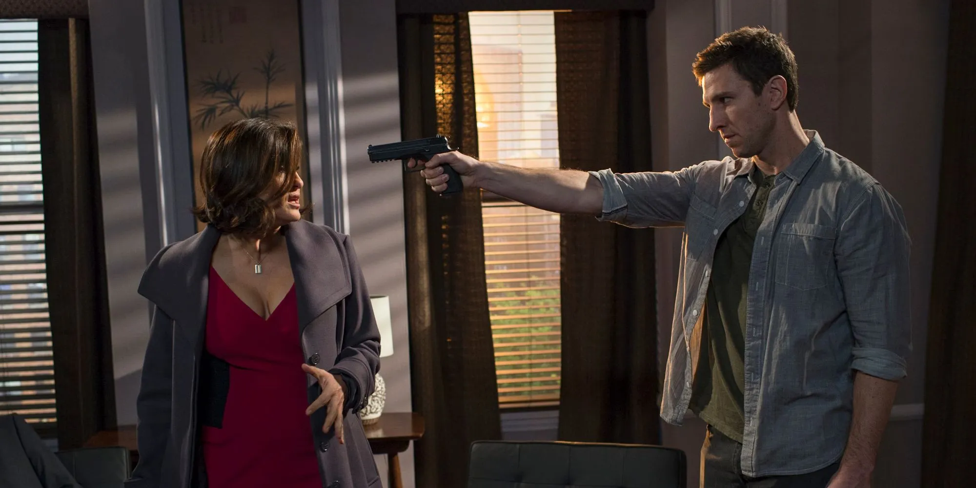 William Lewis threatening Olivia Benson