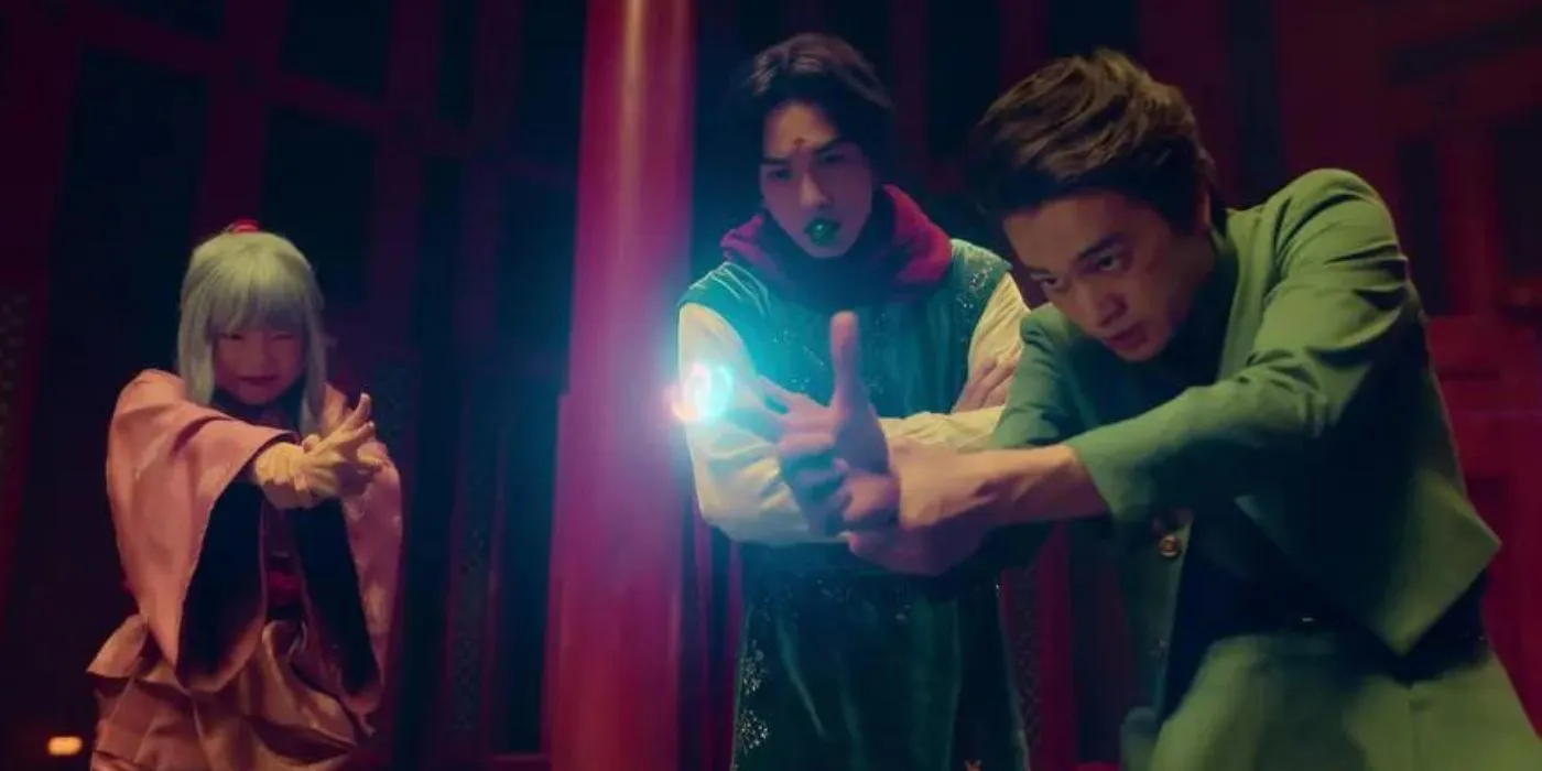 Yusuke Urameshi Powers Up his Spirit Gun