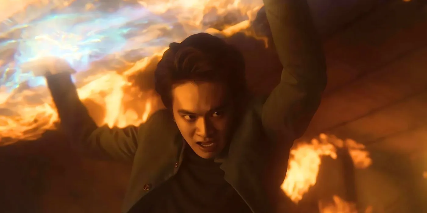 Yusuke Urameshi Wields Spirit Energy