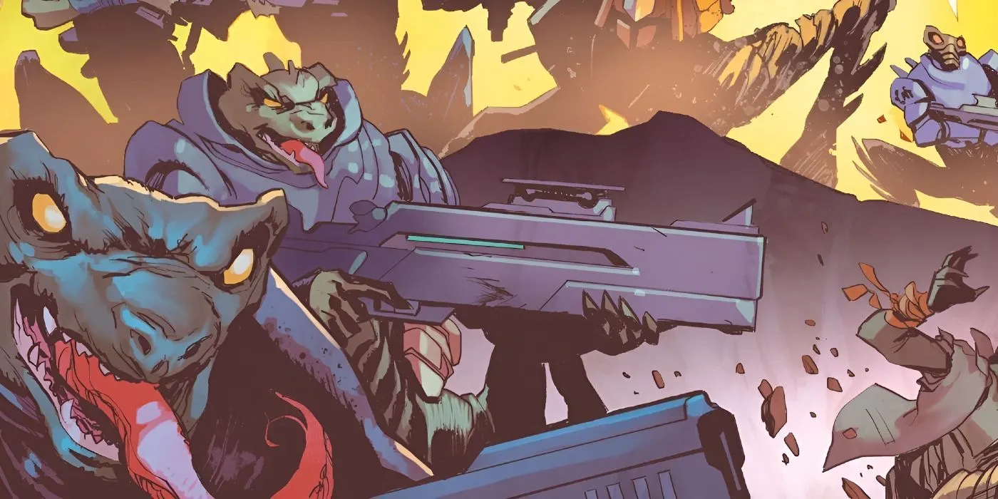 Zn'rxians hold guns